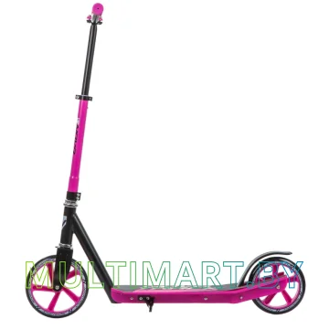 Самокат Novatrack Polis PlasticNF 200PNF.POLIS.PN9 (черный/розовый, 2019) картинка 3